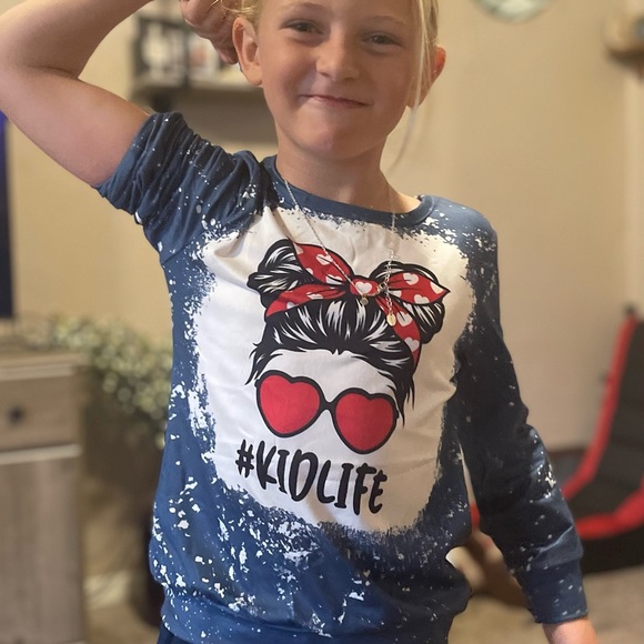 Lightweight retro long sleeve top - Picture 3 of 3